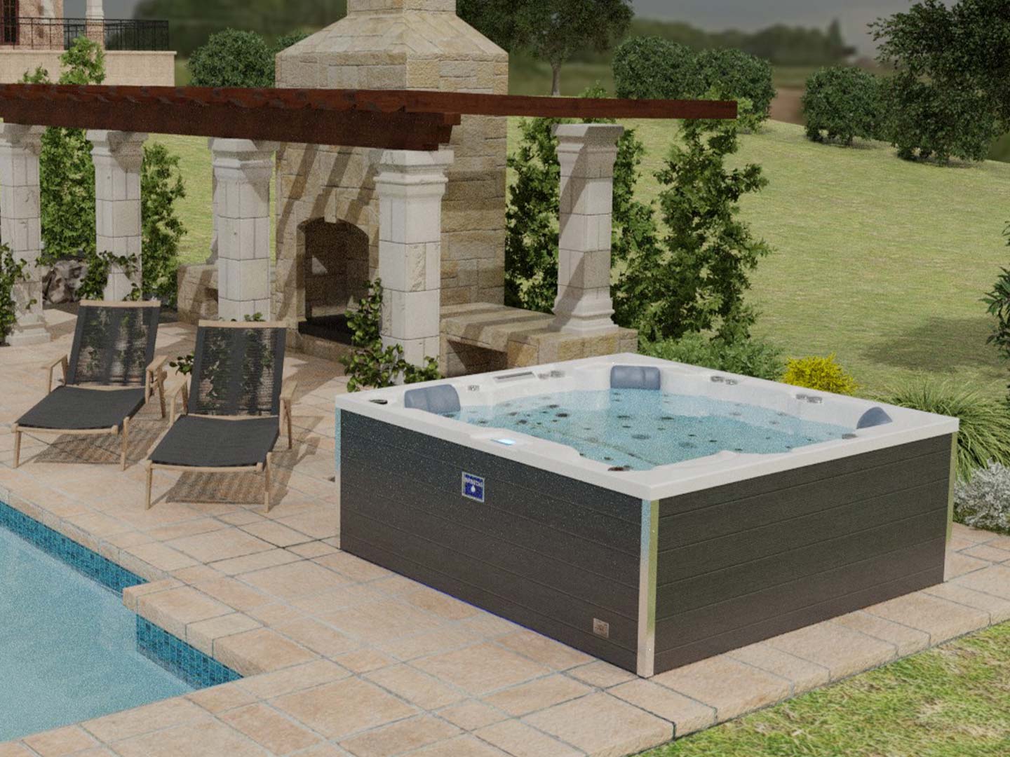 Jacuzzi exterior Infinitas MB600 - 6 personas - 113 jets